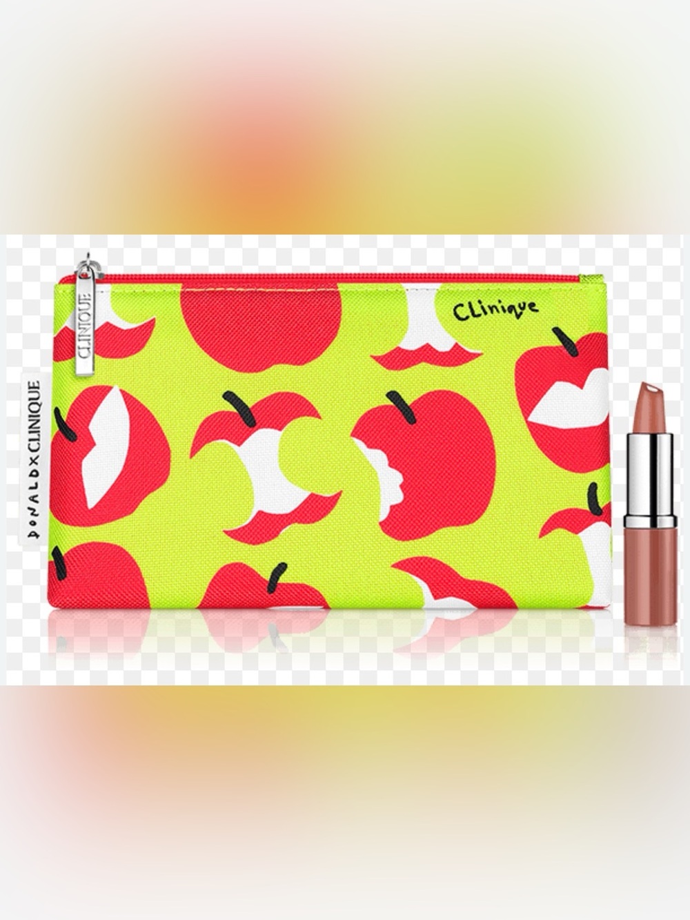 Clinique mini Pouch + full size dramatically different lip in tenderheart l